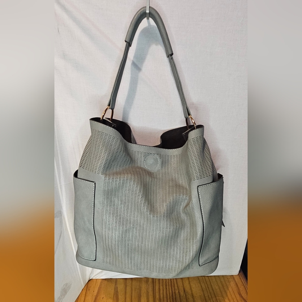 Elegant Gray Women's Handbag